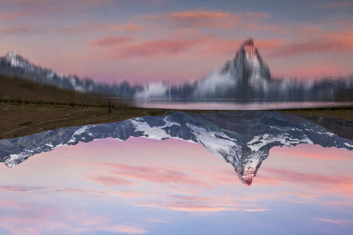 Spejlvendt refleksion.